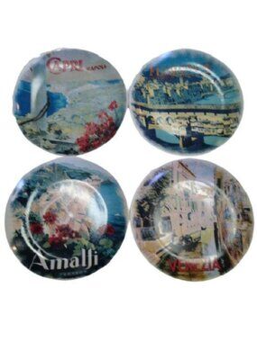 Vtg. Italian Poster Art Plates, set 4, Italy